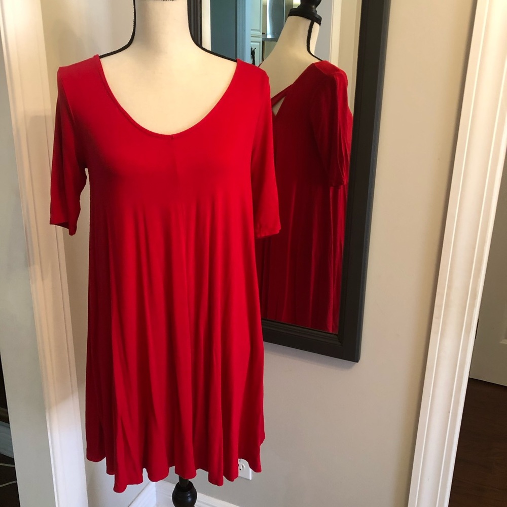 Red Swing Dress
